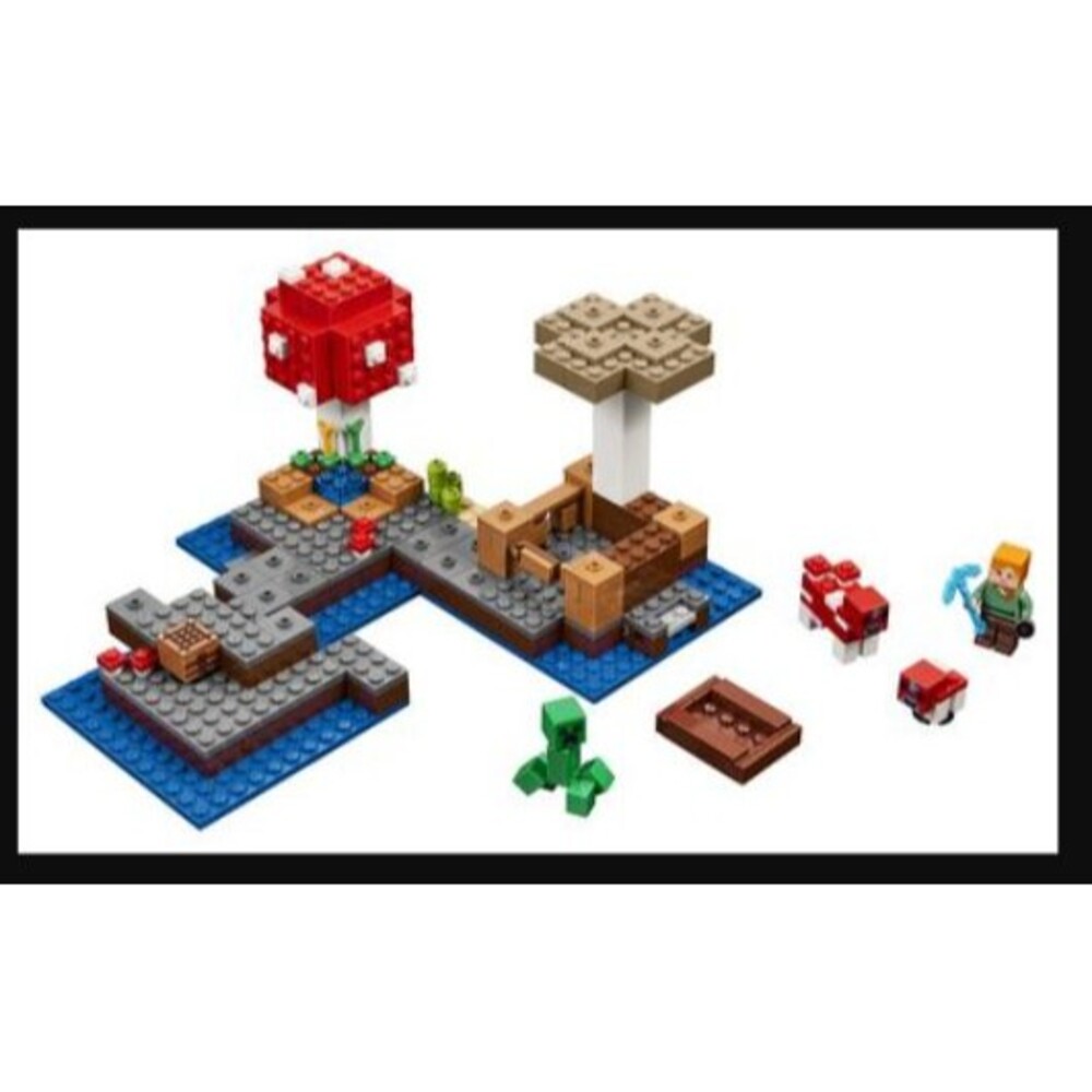 LEGO Minecraft The Mushroom Island set box manual 21129 Retired 1 missing pc 247